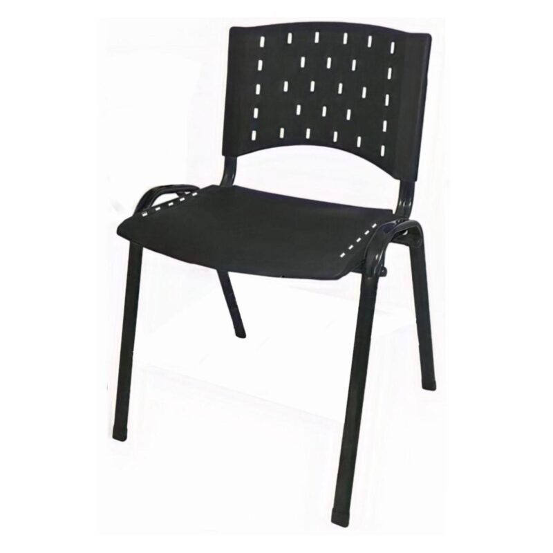 Cadeira Plástica 04 pés Plástico Preto (Polipropileno) – 31201 KAIRÓS OFFICE Plástica 2