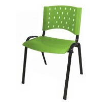 Cadeira Plástica 04 Pés – VERDE (Polipropileno) – 31203 KAIRÓS OFFICE Plástica