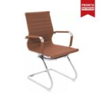 Cadeira Presidente Charles Eames Esteirinha FIXA – CARAMELO – 32884 KAIRÓS OFFICE Cadeiras Fixas 9