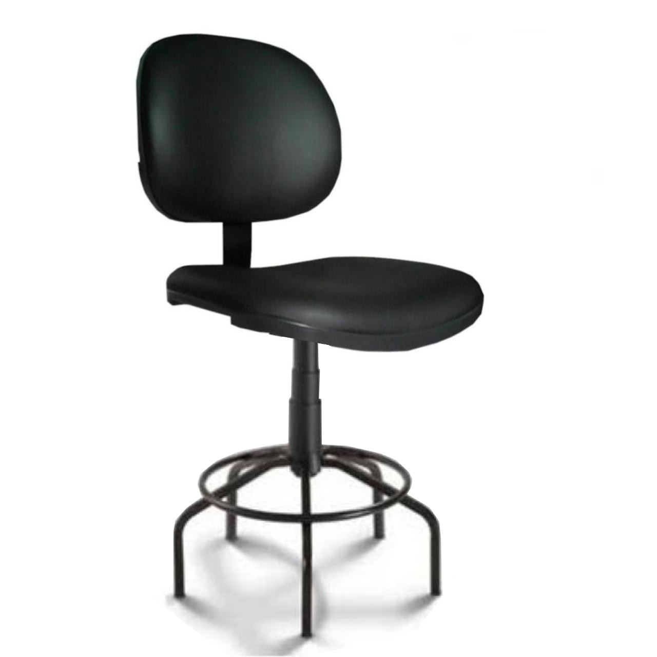 Cadeira Caixa EXECUTIVA LISA sem Braços – (Aranha MARTIFLEX) – Cor Preta – 35031 KAIRÓS OFFICE Cadeira Caixa