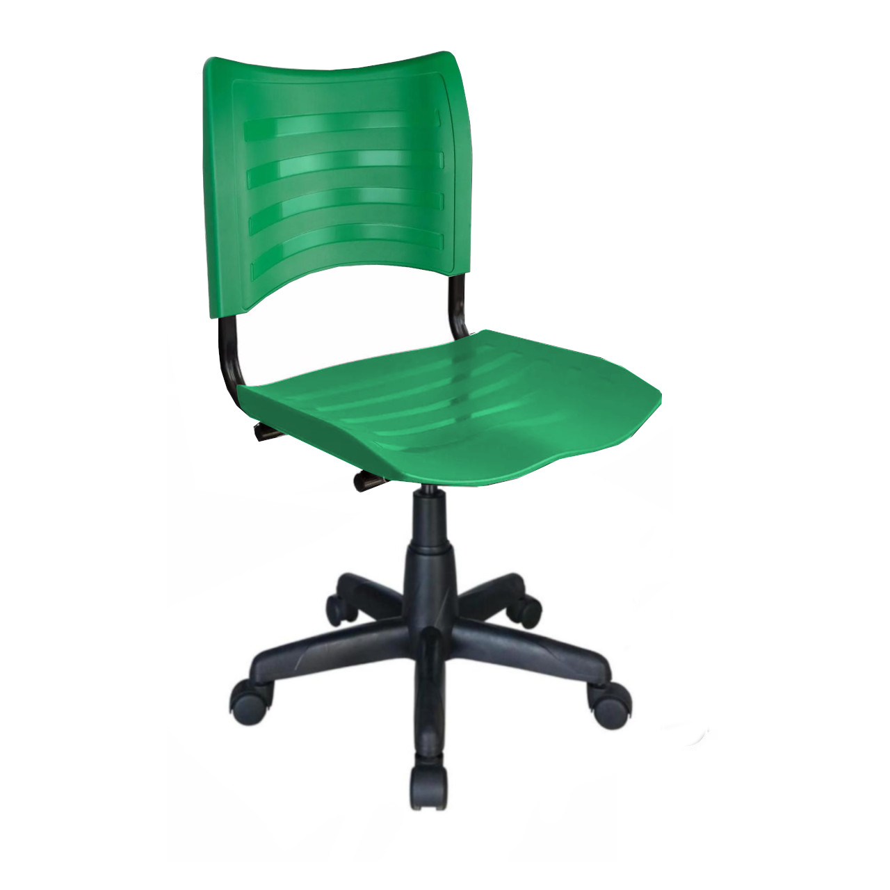 Cadeira de Escritório Giratória PLÁSTICA – MRPLAST – COR VERDE – 31318 KAIRÓS OFFICE Plástica