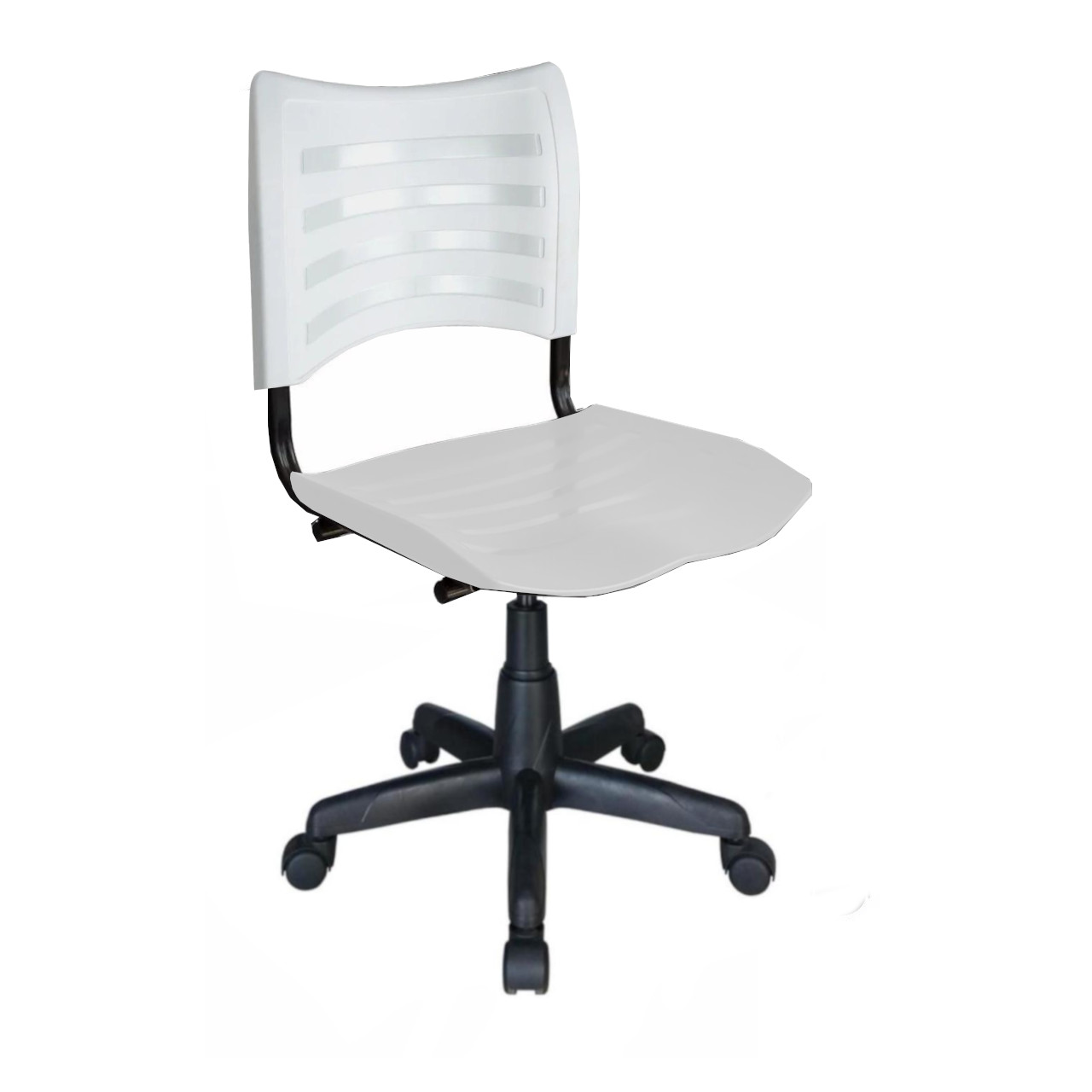 Cadeira de Escritório Giratória PLÁSTICA – MRPLAST – COR BRANCO – 31315 Kairós Office Plástica