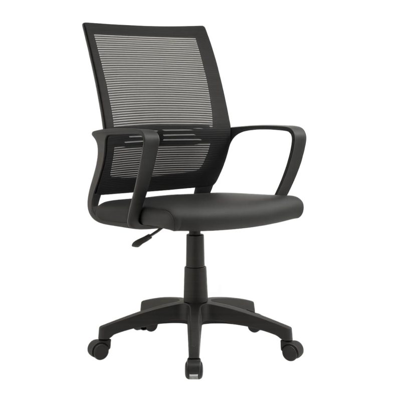 Cadeira de Escritório Diretor Tela MAYA c/ braço – Cor Preto – 34029 Kairós Office Cadeira de Tela 2