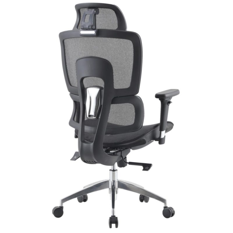 Cadeira de Escritório Presidente Tela ÉVORA – Cor Preto – 30065 Kairós Office Cadeira de Tela 6
