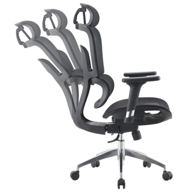 Cadeira de Escritório Presidente Tela ÉVORA – Cor Preto – 30065 Kairós Office Cadeira de Tela 8