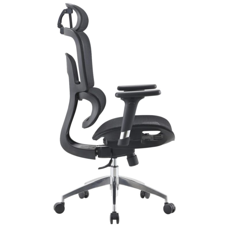 Cadeira de Escritório Presidente Tela ÉVORA – Cor Preto – 30065 Kairós Office Cadeira de Tela 3