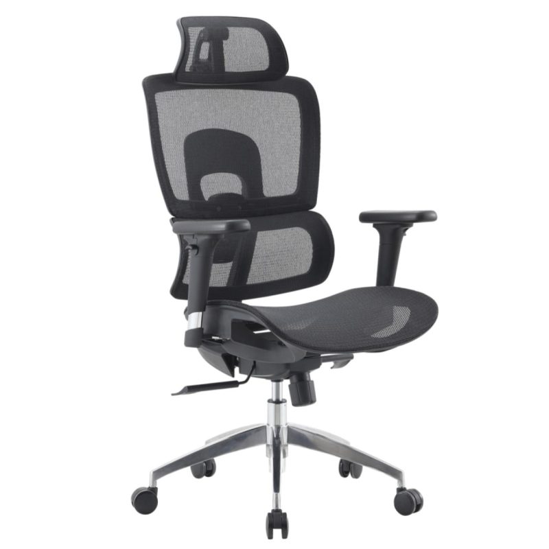 Cadeira de Escritório Presidente Tela ÉVORA – Cor Preto – 30065 Kairós Office Cadeira de Tela 2