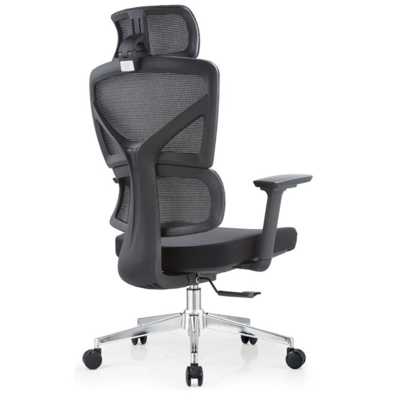 Cadeira de Escritório Presidente Tela TITAN – Cor Preto – 30067 Kairós Office Cadeira de Tela 4