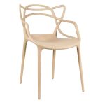 Cadeira Interlocutor ALLEGRA para Escritório ou Jantar – Polipropileno – Cor AREIA – 48009 Kairós Office Cadeira Fixa Plástica 10