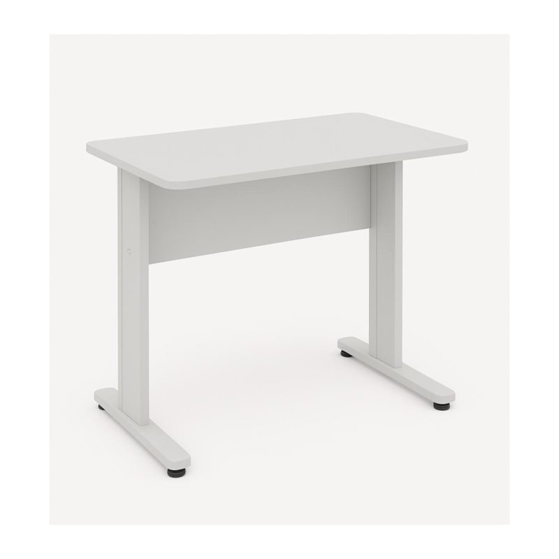 Mesa Escritório 0,80×0,60m – JOB – CINZA/CINZA – 43087 Kairós Office JOB Cinza 15 mm 2