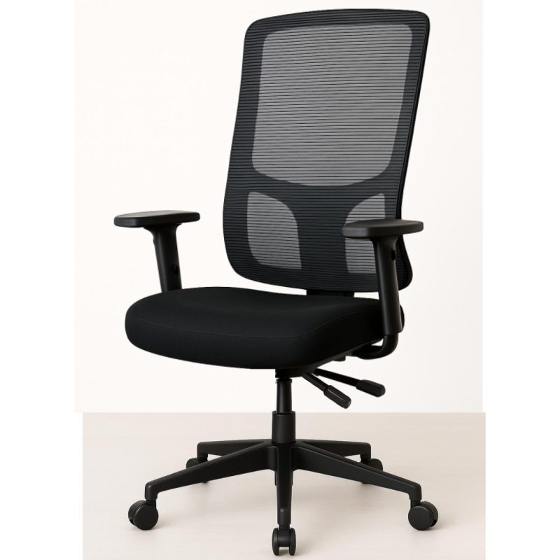 Cadeira de Escritório Tela PRYUS Back System – Cor Preto – 20099 Kairós Office Cadeira de Tela 4
