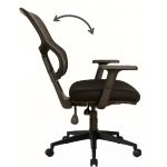 Cadeira de Escritório Tela PRYUS Back System – Cor Preto – 20099 Kairós Office Cadeira de Tela 14