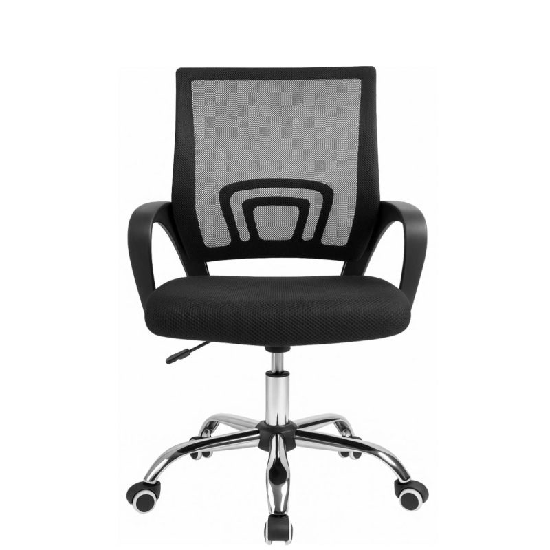 Cadeira de Escritório Tela TURYA c/ braço – Cor Preto – 34044 Kairós Office Cadeira de Tela 5