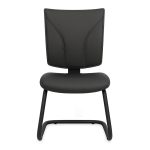 Cadeira de Escritório B-ONE Base em “S” Preta – Corino Preto – 31032 Kairós Office Cadeira Fixa Estofada 11