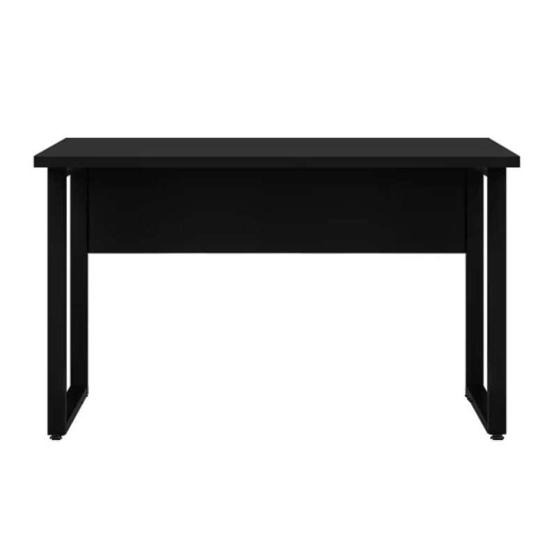 Mesa Escritório PÉ QUADRO – 1,20×0,60m – S/ Gavetas – PRETO / PRETO – 26001 Kairós Office Linha 40mm Preto / Preto 3