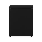 Mesa Escritório 1,20×0,60m – S/ Gavetas – PRETO/PRETO – 26005 Kairós Office Linha 40mm Preto / Preto 12