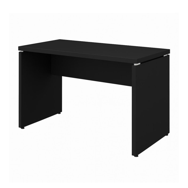 Mesa Escritório 1,20×0,60m – S/ Gavetas – PRETO/PRETO – 26005 Kairós Office Linha 40mm Preto / Preto 6