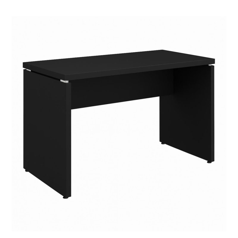Mesa Escritório 1,20×0,60m – S/ Gavetas – PRETO/PRETO – 26005 Kairós Office Linha 40mm Preto / Preto 2