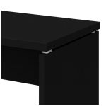 Mesa Escritório 1,70×0,70m – S/ Gavetas – PRETO/PRETO – 26007 Kairós Office Linha 40mm Preto / Preto 14