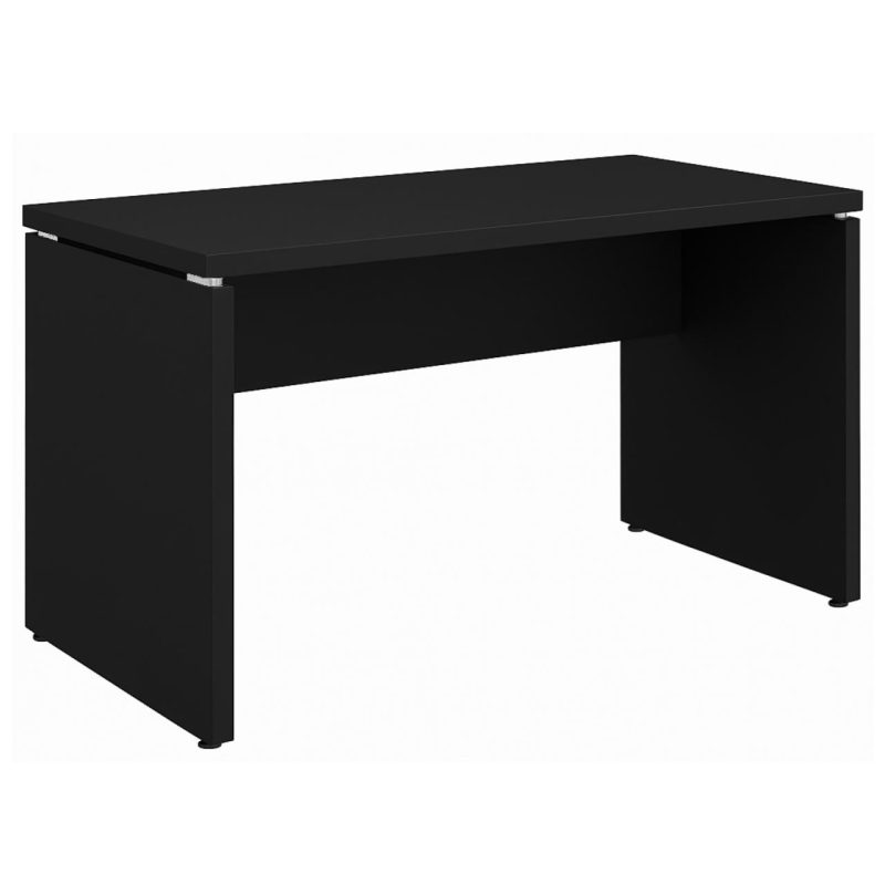 Mesa Escritório 1,70×0,70m – S/ Gavetas – PRETO/PRETO – 26007 Kairós Office Linha 40mm Preto / Preto 2