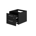 Gaveteiro suspenso – PRETO/PRETO – 26008 Kairós Office Linha 40mm Preto / Preto 6