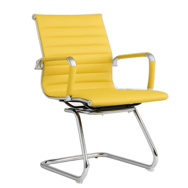 Cadeira INTERLOCUTOR Charles Eames Esteirinha – COR PASTEL – 32724 Kairós Office Cadeira Fixa Estofada 2